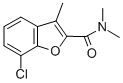 CAS#: 81718-68-5， 7-Chloro-N,N,3-Trimethyl-2-Benzofurancarboxamide