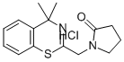 CAS#: 81735-49-1, 1-((4,4-Dimethyl-4H-1,3-Benzothiazin-2-Yl)Methyl)-2-Pyrrolidinone Hydrochloride