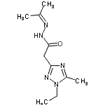 CAS#: 817568-73-3， 2-(1-Ethyl-5-methyl-1H-1,2,4-triazol-3-yl)-N'-isopropylideneacetohydrazide