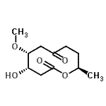 CAS#: 819054-02-9， (4S,5R,10R)-4-Hydroxy-5-methoxy-10-methyl-2,7-oxecanedione