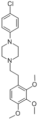 CAS 登录号：82205-91-2， 1-(4-氯苯基)-4-(2-(3,4,5-三甲氧基苯基)乙基)-哌嗪