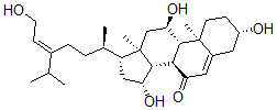 CAS#: 82251-59-0， 3,11,15,29-Tetrahydroxystigmasta-5,24(28)-dien-7-one