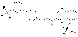 CAS#: 82278-28-2， Methanesulfonic Acid, 2-Phenoxy-N-[2-[4-[3-(Trifluoromethyl)Phenyl]Piperazin-1-Yl]Ethyl]Acetamide