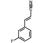 CAS 登录号：82344-56-7， (2E)-3-(3-氟苯基)丙烯腈