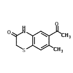 CAS 登录号：823801-82-7， 6-乙酰基-7-甲基-2H-1,4-苯并噻嗪-3(4H)-酮