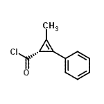 CAS#: 82555-70-2， (1R)-2-Methyl-3-phenyl-2-cyclopropene-1-carbonyl chloride