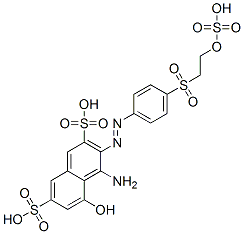 CAS#: 82572-37-0， 4-Amino-5-Hydroxy-3-[[4-[[2-(Sulphooxy)Ethyl]Sulphonyl]Phenyl]Azo]Naphthalene-2,7-Disulphonic Acid