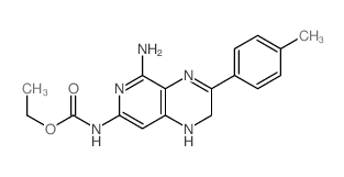 CAS#: 82585-92-0， Ethyl N-[5-amino-3-(4-methylphenyl)-1,2-dihydropyrido[4,5-b]pyrazin-7-yl]carbamate