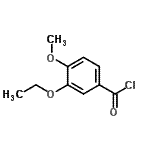 CAS 登录号：82613-08-9， 3-乙氧基-4-甲氧基苯甲酰氯