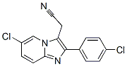 CAS#: 82626-72-0， 6-Chloro-2-(4-Chlorophenyl)Imidazo[1,2-alpha]Pyridine-3-Acetonitrile