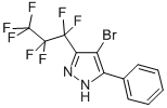 CAS#: 82633-52-1， 4-Bromo-3-(Heptafluoroprop-1-Yl)-5-(Phenyl)Pyrazole