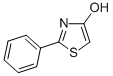 结构式 CAS# 827-45-2, 2-苯基-1,3-噻唑-4-醇