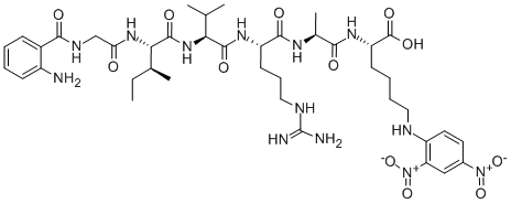 CAS#: 827044-38-2， bz-Gly-Ile-Val-Arg-Ala-Lys(Dnp)-OH