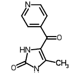 CAS#: 82709-64-6， (2-Hydroxy-5-methyl-1H-imidazol-4-yl)(4-pyridinyl)methanone