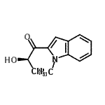 CAS 登录号：827322-61-2， (2R)-2-羟基-1-(1-甲基-1H-吲哚-2-基)-1-丙酮