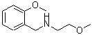 结构式 CAS# 827328-30-3, 2-甲氧基-N-(2-甲氧基苄基)乙胺