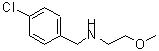 结构式 CAS# 827328-39-2, N-(4-氯苄基)-2-甲氧基乙胺