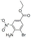 结构式 CAS# 82760-42-7, 4-氨基-3-溴-5-硝基苯甲酸乙酯