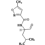 CAS 登录号：828295-29-0， 5-甲基-N-(4-甲基-1-氧代-2-戊烷基)-1,2-恶唑-3-甲酰胺