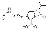 CAS 登录号：82837-65-8， 3-[[(E)-2-乙酰氨基乙烯基]硫代]-6-异丙基-7-氧代-1-氮杂双环[3.2.0]庚-2-烯-2-羧酸