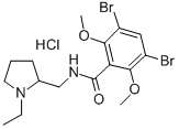 CAS#: 82952-65-6， 2-((3,5-Dibromo-2,6-Dimethoxybenzamido)Methyl)-1-Ethylpyrrolidine Hydrochloride