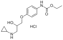 CAS#: 83263-82-5， N-[4-[3-(Cyclopropylamino)-2-hydroxypropoxy]phenyl]carbamic acid ethyl ester hydrochloride