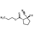 CAS#: 834886-29-2， Propyl (1S,2S)-2-cyano-2-hydroxycyclopentanecarboxylate