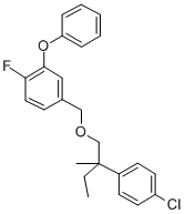 CAS 登录号：83493-06-5， 4-((2-(4-氯苯基)-2-甲基丁氧基)甲基)-1-氟-2-苯氧基苯