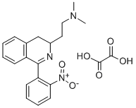CAS#: 83658-47-3， 3,4-Dihydro-N,N-Dimethyl-1-(2-Nitrophenyl)-3-Isoquinolineethanamine Ethanedioate (1:1)