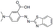 CAS 登录号:83688-78-2, 2-(2-苯并噻唑基偶氮)-5-二甲基氨基苯甲酸