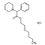 CAS 登录号：83803-38-7， 2-丁氧乙基苯基(1-哌啶基)乙酸酯盐酸盐(1:1)