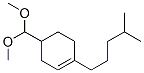 CAS 登录号：83803-52-5， 4-(二甲氧基甲基)-1-(4-甲基戊基)-环己烯