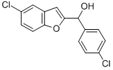 CAS 登录号：83806-33-1， 5-氯-alpha-(4-氯苯基)-2-苯并呋喃甲醇