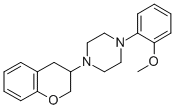 CAS#: 83823-53-4， 1-(3,4-Dihydro-2H-1-Benzopyran-3-Yl)-4-(2-Methoxyphenyl)Piperazine