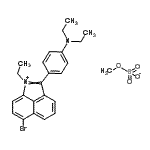 CAS#: 83968-79-0， 6-Bromo-2-[4-(diethylamino)phenyl]-1-ethylbenzo[cd]indolium methyl sulfate