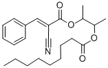 CAS#: 84006-51-9， 2-((2-Cyano-1-Oxo-3-Phenyl-2-Propenyl)Oxy)-1-Methylpropyl Nonanoate