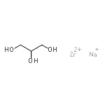 CAS 登录号：84074-44-2， 1,2,3-丙烷三醇,钠锆(2+)盐(1:1:1)