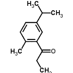 CAS 登录号：84145-57-3， 1-(5-异丙基-2-甲基苯基)-1-丙酮