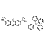 CAS#: 84145-81-3， 3-(Dimethylamino)-7-(methylamino)phenothiazin-5-ium tetraphenylborate(1-)
