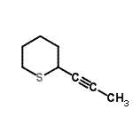 CAS#: 84203-71-4， 2-(1-Propyn-1-yl)tetrahydro-2H-thiopyran