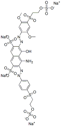 CAS#: 84229-70-9， Tetrasodium 4-Amino-6-[[2,5-Dimethoxy-4-[[2-(Sulphonatooxy)Ethyl]Sulphonyl]Phenyl]Azo]-5-Hydroxy-3-[[4-[[2-(Sulphonatooxy)Ethyl]Sulphonyl]Phenyl]Azo]Naphthalene-2,7-Disulphonate