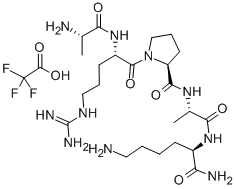 CAS#: 84236-98-6， Ala-Arg-Pro-Ala-D-Lys-Amide Trifluoroacetate Salt