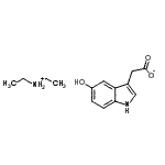 CAS 登录号：84332-94-5， N-乙基乙铵(5-羟基-1H-吲哚-3-基)乙酸酯