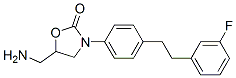 CAS 登录号：84459-89-2， 5-(氨基甲基)-3-[4-[2-(3-氟苯基)乙基]苯基]恶唑烷-2-酮