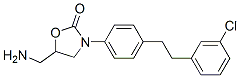 CAS 登录号：84459-91-6， 5-(氨基甲基)-3-[4-[2-(3-氯苯基)乙基]苯基]恶唑烷-2-酮