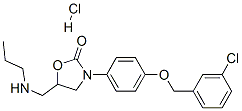 CAS#: 84460-00-4， 3-[4-[(3-Chlorophenyl)Methoxy]Phenyl]-5-(Propylaminomethyl)Oxazolidin- 2-One Hydrochloride