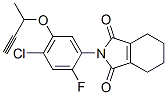 CAS#: 84478-52-4， 2-(5-But-3-Yn-2-Yloxy-4-Chloro-2-Fluoro-Phenyl)-4,5,6,7-Tetrahydroisoindole-1,3-Dione