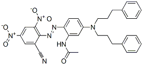 CAS#: 84560-14-5， N-[5-[Bis(3-Phenylpropyl)Amino]-2-[(2-Cyano-4,6-Dinitrophenyl)Azo]Phenyl]Acetamide