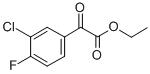 结构式 CAS# 845790-53-6, 3-氯-4-氟苯甲酰甲酸乙酯