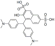 CAS#: 84674-88-4， 4-[Bis[4-(Dimethylamino)Phenyl]Methyl]-3-Hydroxynaphthalene-2,7-Disulphonic Acid